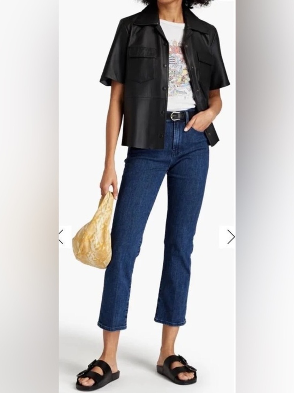 Frame Le High Straight Kinley Crop Jeans